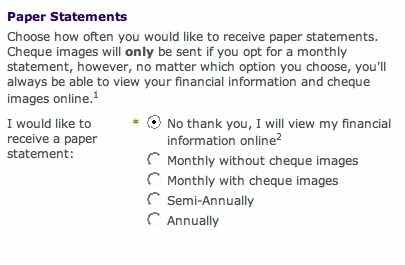 How to stop receiving paper statements at Citizens Bank