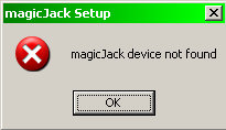 magicJack not found