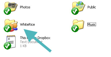 Shared folder icon in Windows XP