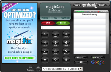 magicJack 4.0 beta interface part 2