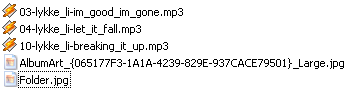 Files remain where they are on the file system