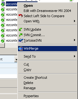 WinMerge and Beyond Compare context-menu integration