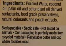 Echoclean shampoo ingredients