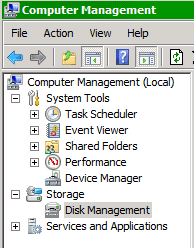 Windows 7 disk management