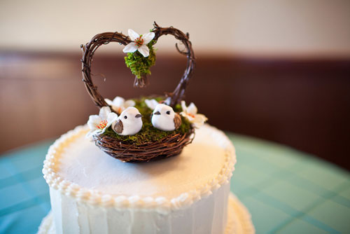 Wedding cake photo by Well, Hello Photography