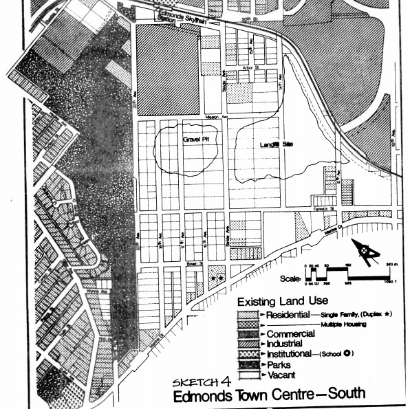 Edmonds Town Centre South Land Use Map